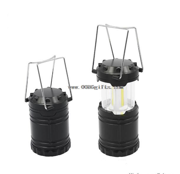 3 x 3WCOB folding lantern with Metal Handle