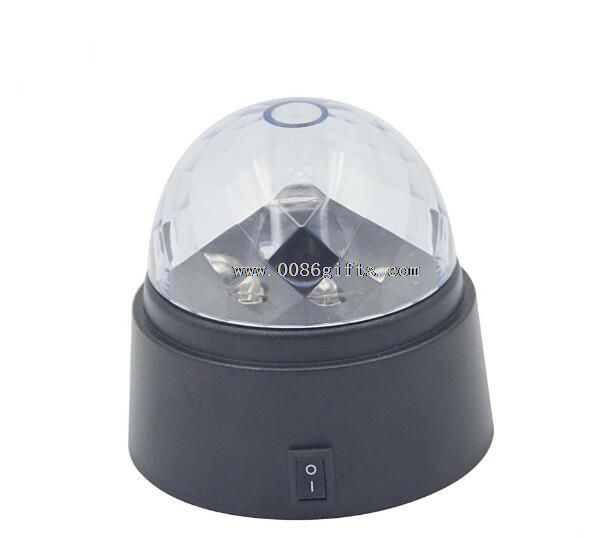 luz de bola mágica de cristal