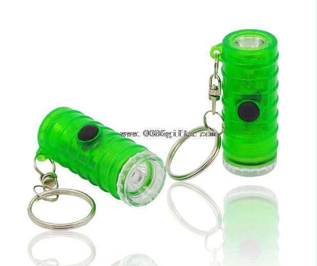 plastic led keyring keychain