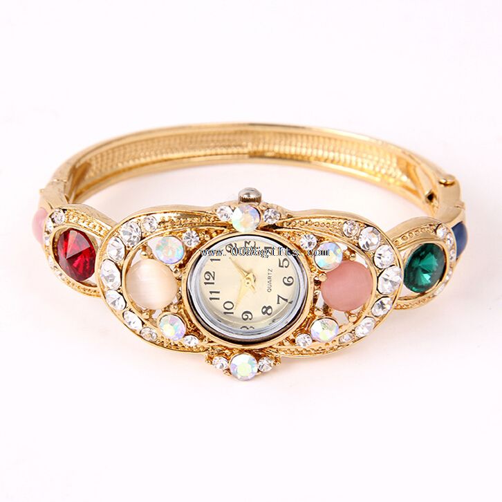 Donne in lega oro rosa colore Diamond Watch