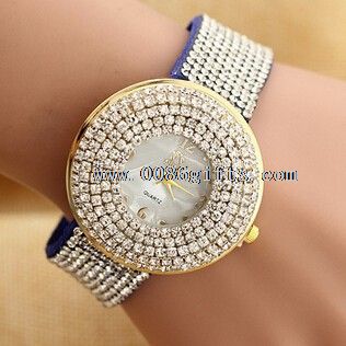 reloj de diamante cara dama vogue