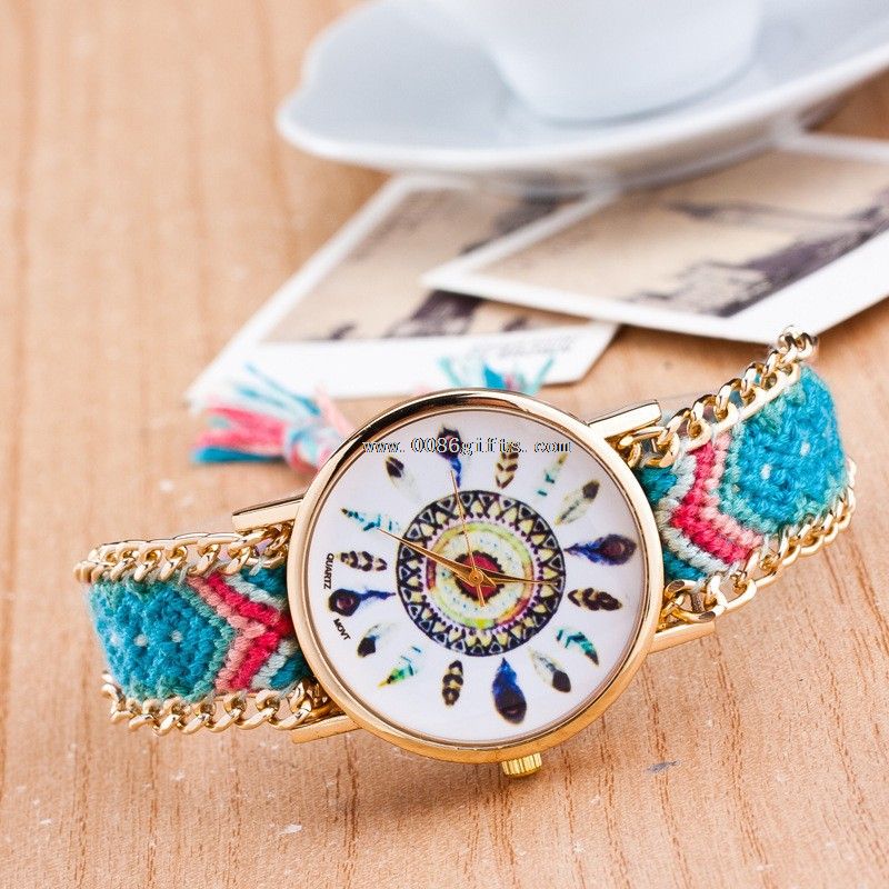 Amistad trenzada cuerda pulsera