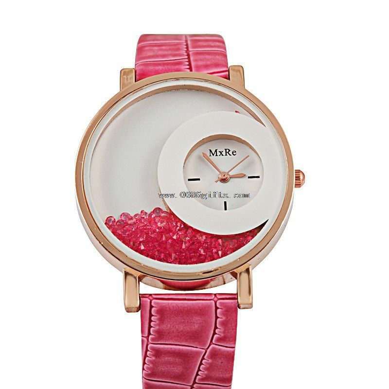reloj de Dama de cuero de lujo