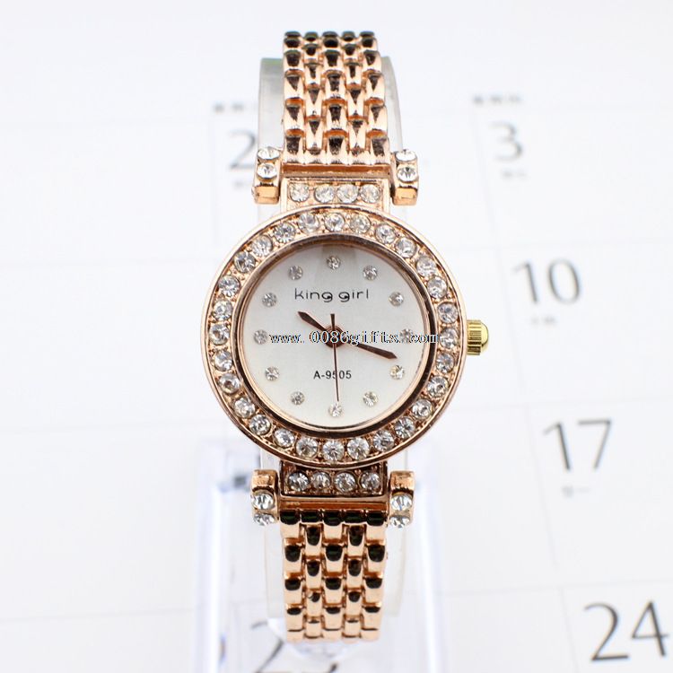 Luxury steel diamond watches
