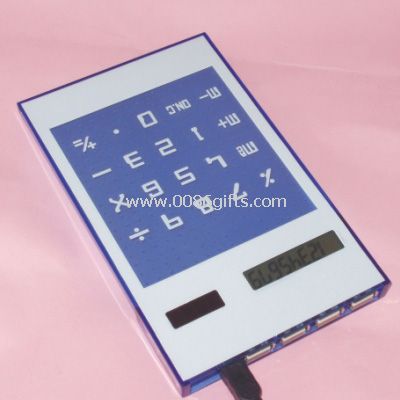 Calculator w/4 ports USB HUB