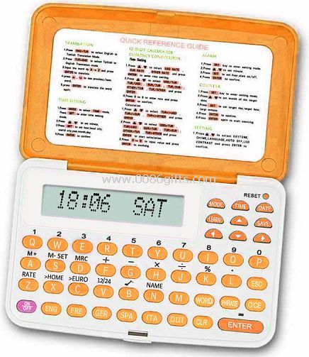 10 digit Kalkulator dengan penerjemah