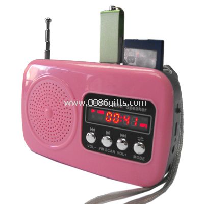 Bærbar høyttaler med FM-radio