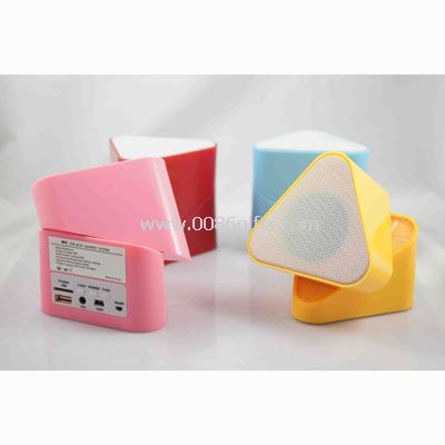 Rotatable speaker with FM radio Read micro SD card and USB