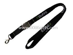 Heat transfer logo nylon lanyard