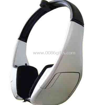 Foldable Headphone with flat cable wire