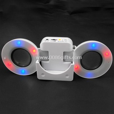 Foldable Speaker with LED color light
