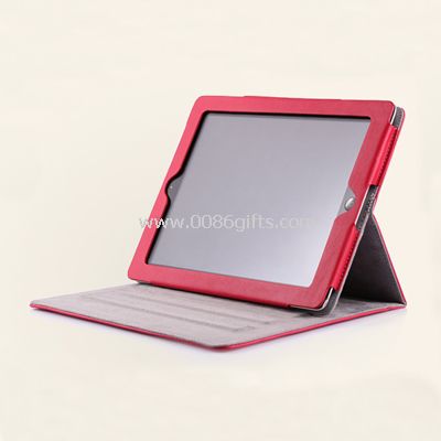 Leatherette case with stand For iPad