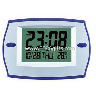 Nástěnné LCD hodiny s kalendářem