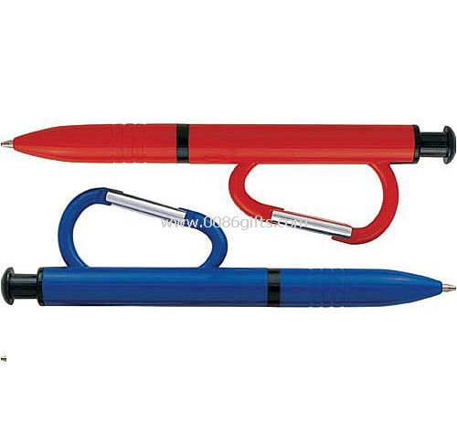 Carabiner ball pen