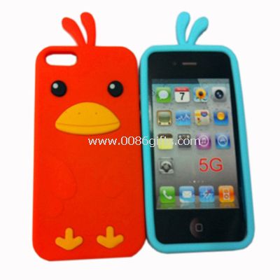 Silicone crazy bird case for iPhone 5