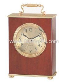 Relógio de madeira portátil