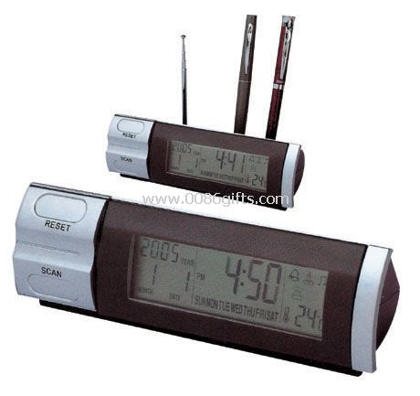 clock radio with Pen holder