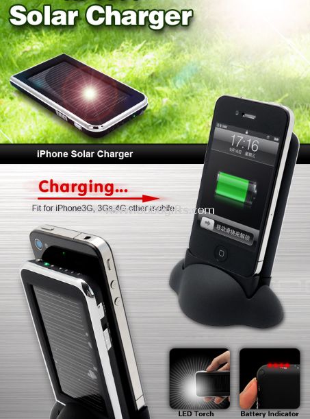 Solar carregador para iPhone