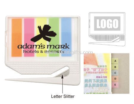 Letter Slitter with PET Sticky Flags