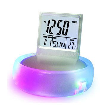 7 LED-Licht flash Clock