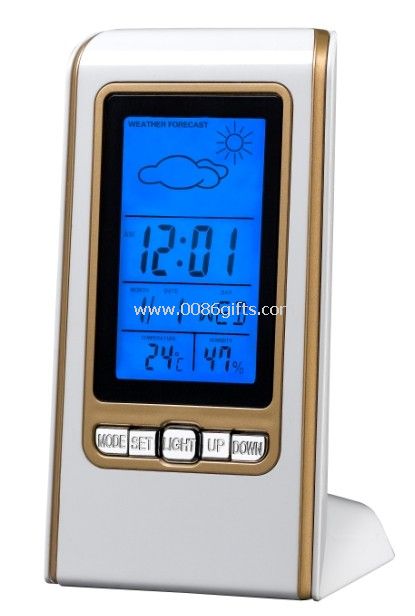 Electronic weather forecast Clock