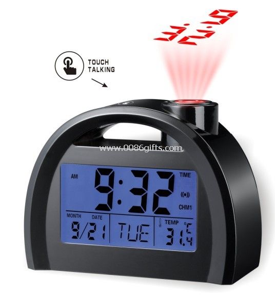Touch Talking projection clock