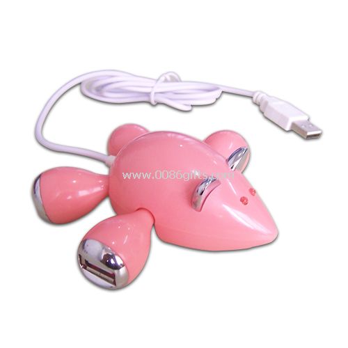 Cute Mouse tvar USB HUB