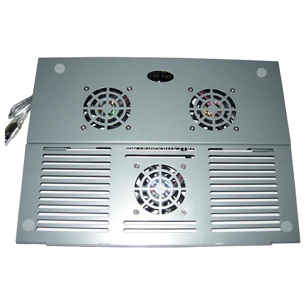 3 ventilátory chlazení pad kovový přenosný počítač