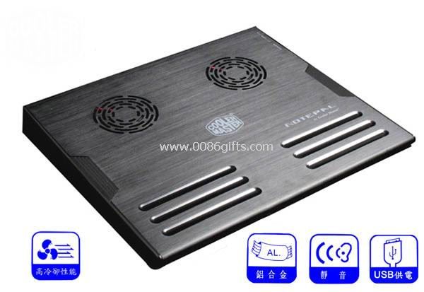 Iron material 2 fans cooling Pad