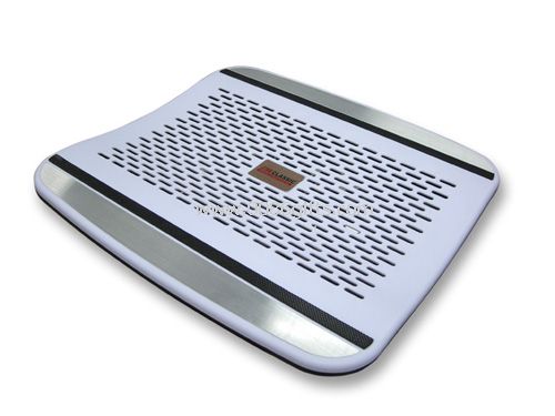 Metal laptop cooling pad com Hub USB