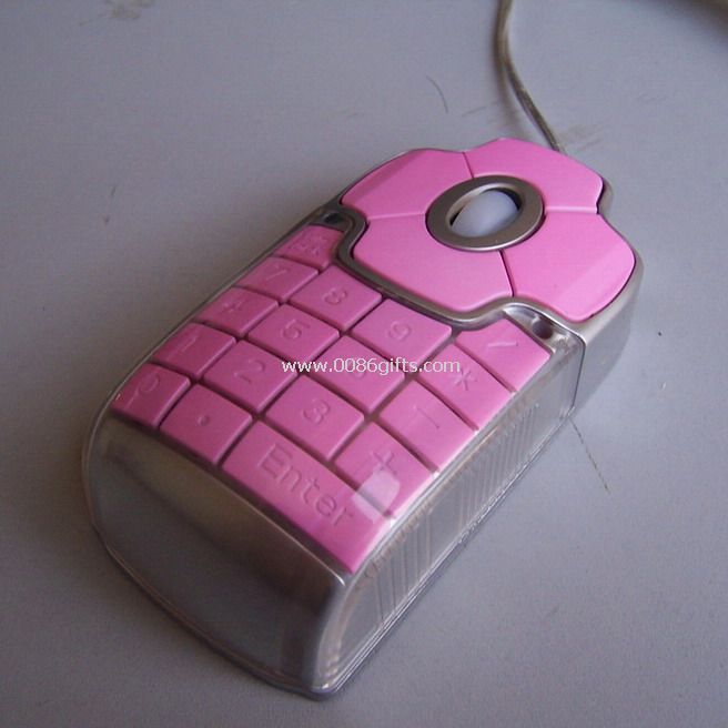 Optical mouse with calculator