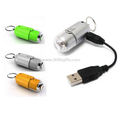 USB oppladbare fakkelen