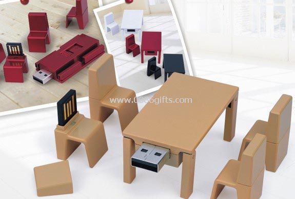 Składane krzesło dysku Flash USB