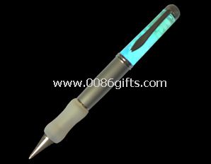 Light liquid pen with soft handle