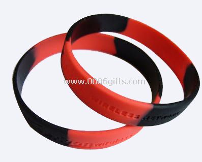 3 couleurs de bracelets en Silicone