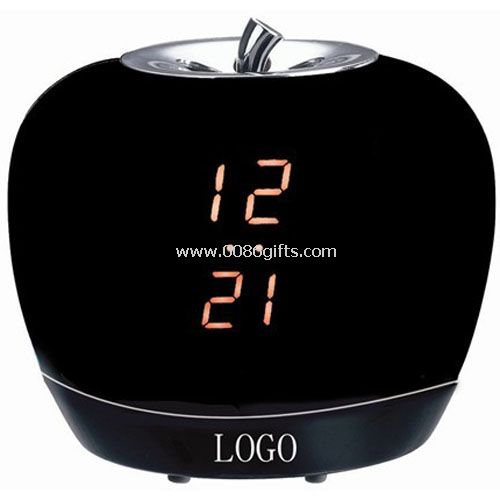 Apple en forme LED horloge de parler