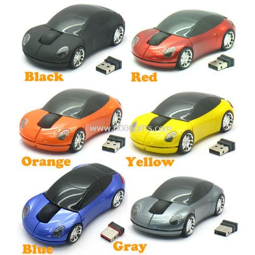 3D bil trådløs mus