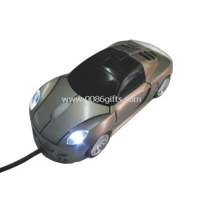 3D carro mouse com fio