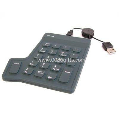 Keyboard numerik silikon