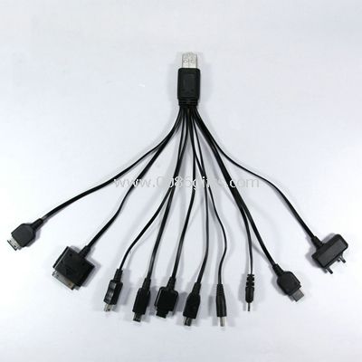 10 in 1 USB cable for mobile phones