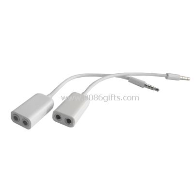 Splitter kabel audio untuk iPhone 4G & 4GS
