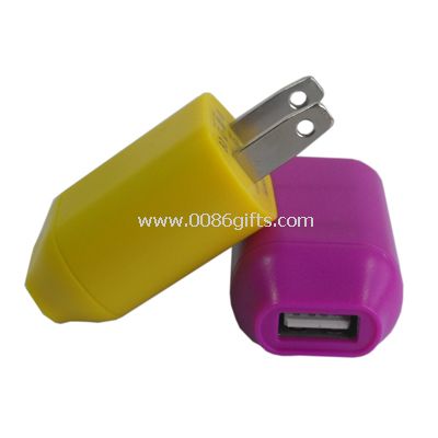 Veggen plug adapter med USB