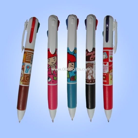 çok renkli baskılı kalem