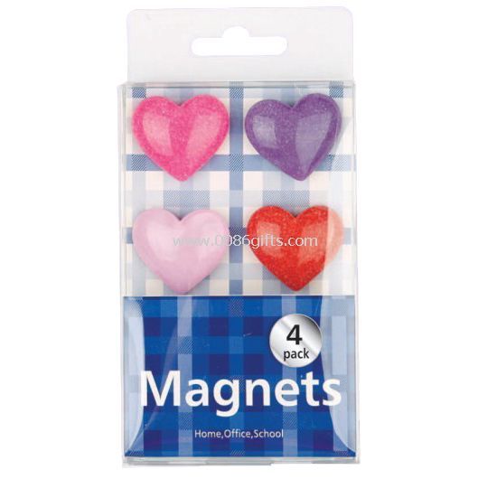 Bottone cuore forma magnete