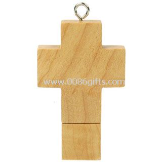 چوبی صلیب فلش درایو