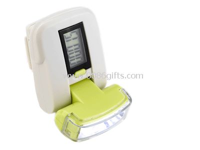 Pedometer With LED Torch