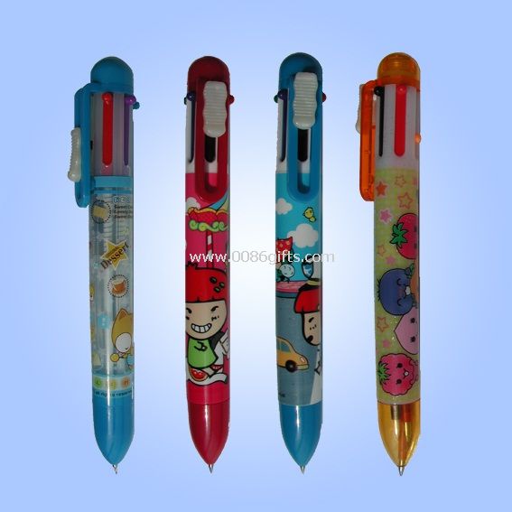 قلم متعدد الألوان