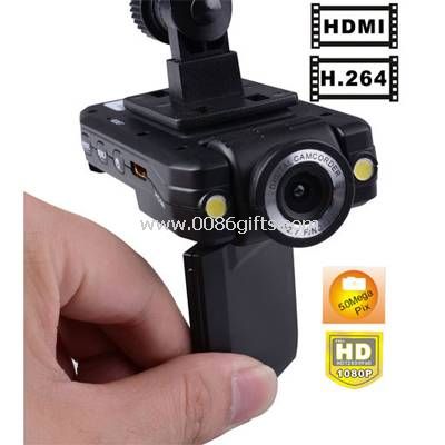 FULL HD 1080P Night Vision hordozható autó kamera DVR Cam jegyző