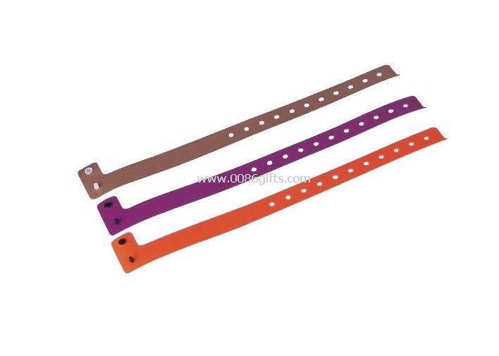 ID Einweg nachtleuchtenden PVC Custom medizinische ID Armbänder