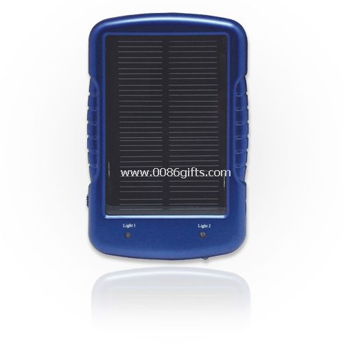 Solar phone charger with back clip